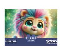 Lion 1000 Piece Jigsaw Puzzles for AdultsFurniture And Wall Decoration Colourful, Challenging & Brainteasing Adults Jigsaw Puzzle, Puzzle The Future - 100% Recycled Cardboard Educational Game Challen