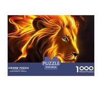 Lion 1000 Piece Puzzle Educational Games Beast of Prey Challenging Puzzles Gifts for Men38x26cm/1000pcs