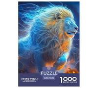 Lion 1000 Pieces for Adults Jigsaw Puzzles Beautiful Decoration Puzzle Beast of Prey Colourful,Fun,Challenging And Brainteasing Fun Present & Activity for Home70x50cm/1000pcs