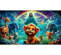 lion 1000 Pieces Jigsaw Puzzles for Adults Educational Games Jigsaw Puzzle Home Decoration for The Whole for Women, Gifts for Men 75x50cm/1000pcs