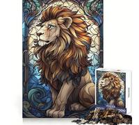 Lion 1000 Pieces Jigsaw Puzzles for Adults Focus Train Fade Resist Home Enjoyable Santa Present (38x52cm)