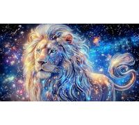 lion 1000 Pieces Recycled Paper Jigsaw Puzzle Impossible Hard Difficult Educational Games for The Whole for Women, Gifts for Men 70x50cm/1000pcs
