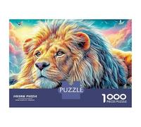Lion (2)_4 1000 Pieces Jigsaw Puzzle Impossible Beautiful Decoration Colorful And Wonderful Animal Jigsaws Relaxing Brain Teaser For Stress Relief & Fun 70x50cm/1000pcs
