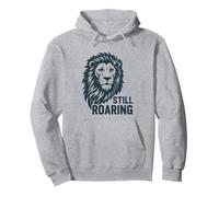 Lion Alpha Motivation Still Roaring Leo Power Men Pullover Hoodie