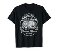 Lion Always Sleepy Club Nap Lover Value Graphic T-Shirt