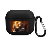 Lion And Knights Trendy Bluetooth Earbuds Protector Colorful Wireless Earbud Case Covers Compatible with Airpods 3