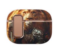 Lion And Knights Trendy Bluetooth Earbuds Protector Printed Wireless Earbud Case Covers Compatible with Airpods 2