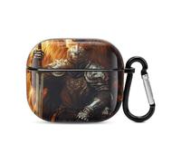 Lion And Knights Trendy Bluetooth Earbuds Protector Printed Wireless Earbud Case Covers Compatible with Airpods 3
