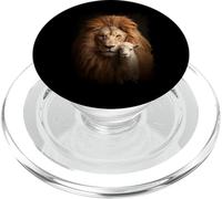 Lion and Lamb : Messiah Powerful Protector PopSockets PopGrip for MagSafe
