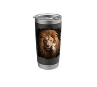 Lion and Lamb : Messiah Powerful Protector Stainless Steel Insulated Tumbler
