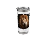 Lion and Lamb : Messiah Powerful Protector Stainless Steel Insulated Tumbler