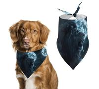 Lion And Moon Pet Triangle Bandana Soft Puppy Scarfs Dog Cat Gifts for Small Medium Pets