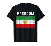 Lion and Sun Iran Flag Iranian Vintage Persian Men Gift T-Shirt