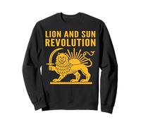 Lion and Sun Revolution Ancient Persian Heritage Emblem Sweatshirt