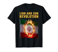 Lion and Sun Revolution Persian Freedom Protest T-Shirt