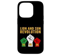 Lion and Sun Revolution Persian Heritage Raised Fists Protes Case for iPhone 14 Pro