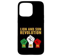 Lion and Sun Revolution Persian Heritage Raised Fists Protes Case for iPhone 15 Pro Max