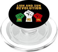 Lion and Sun Revolution Persian Heritage Raised Fists Protes PopSockets PopGrip for MagSafe