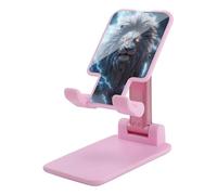 Lion And Thunder Adjustable Phone Stand Cute Foldable Desk Holder for Phones Tablets Hands Free