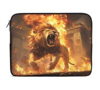 Lion And Thunder Laptop Sleeve Multi Size Computers Notebook Zippered Protective Bag for Office Travel Camping