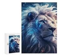 Lion And Thunder Wooden Jigsaw Puzzles for Adults Funny Brain-Teasing Game Idea Puzzle Gift