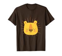 Lion Animal Face Disguise Costume Carnival Halloween T-Shirt