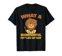 Lion Animal - Wildlife Big Cat Fucked Up Day T-Shirt