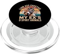 Lion Ass Cheetah My Ex's 3 Spirit Animals Divorce - PopSockets PopGrip for MagSafe