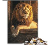 Lion at Sunset Jigsaw Puzzles 2000 Pieces for Adults Teens, Interesting Stress Reduction Parent-child Interaction (70x100cm)