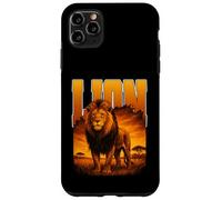 LION big cat king of savannah huge predator cats hunting Case for iPhone 11 Pro Max
