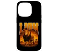 LION big cat king of savannah huge predator cats hunting Case for iPhone 14 Pro