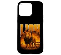 LION big cat king of savannah huge predator cats hunting Case for iPhone 15 Pro Max