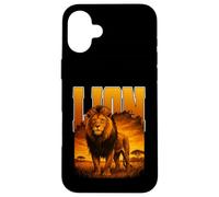 LION big cat king of savannah huge predator cats hunting Case for iPhone 16 Plus
