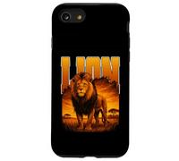 LION big cat king of savannah huge predator cats hunting Case for iPhone SE (2020) / 7/8