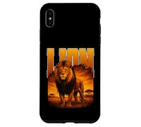 LION big cat king of savannah huge predator cats hunting Case for iPhone XS Max