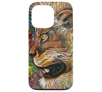 Lion Big Cat Strength Power Kings Leaders Fur Mane Art Case for iPhone 13 Pro