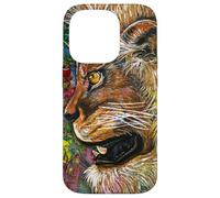 Lion Big Cat Strength Power Kings Leaders Fur Mane Art Case for iPhone 14 Pro