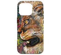 Lion Big Cat Strength Power Kings Leaders Fur Mane Art Case for iPhone 16 Pro