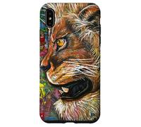 Lion Big Cat Strength Power Kings Leaders Fur Mane Art Case for iPhone XS Max
