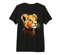Lion Big Cat Young Cute Lion Lions Mane Love Wild Lions Premium T-Shirt