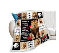 Lion Blanket Lion King Fleece Throw Blanket Fuzzy Plush Super Soft Cozy Warm Lion Decor Stuffed Animal Bedding Blanket Gifts for Boys Girls Kids Adult Men Women 40"x50"