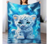 Lion Blanket Soft Flannel Soft Throw Gifts 3D Home Decoration For Bed Couch Sofa Chair Bed Blankets 130×150cm