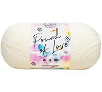 Lion Brand Acrylic Pound of Love Baby Yarn-Antique White