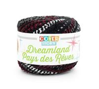 Lion Brand Cover Story Dreamland Yarn-Black Cherry 564-201