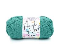 Lion Brand Pound of Love, Value Yarn for Knitting and Crocheting, Large Craft Yarn, Waterfall