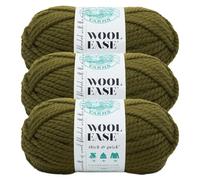 Lion Brand Wool-Ease Thick and Quick - Soft Bulky Yarn for Knitting, Crocheting & Crafts, Pack of 3