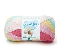 Lion Brand Yarn 100 Percent Acrylic Ice Cream Yarn, Tutti Frutti,10.89 x 10.89 x 22.32 cm