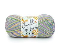 Lion Brand Yarn 149-209V 100% Acrylic Bundle of Love Yarn, Chamomile, 629m Length