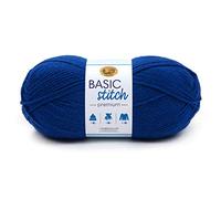 Lion Brand Yarn 201-110 Basic Stitch Premium Yarn, Saltwater