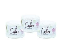 Lion Brand Yarn (3 Pack) Coboo Bamboo Yarn, White